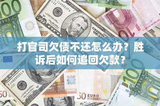 北京打官司欠债不还怎么办？胜诉后如何追回欠款？