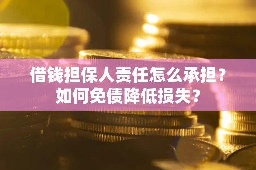 北京借钱担保人责任怎么承担？如何免债降低损失？