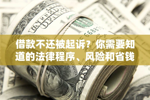 北京借款不还被起诉？你需要知道的法律程序、风险和省钱技巧